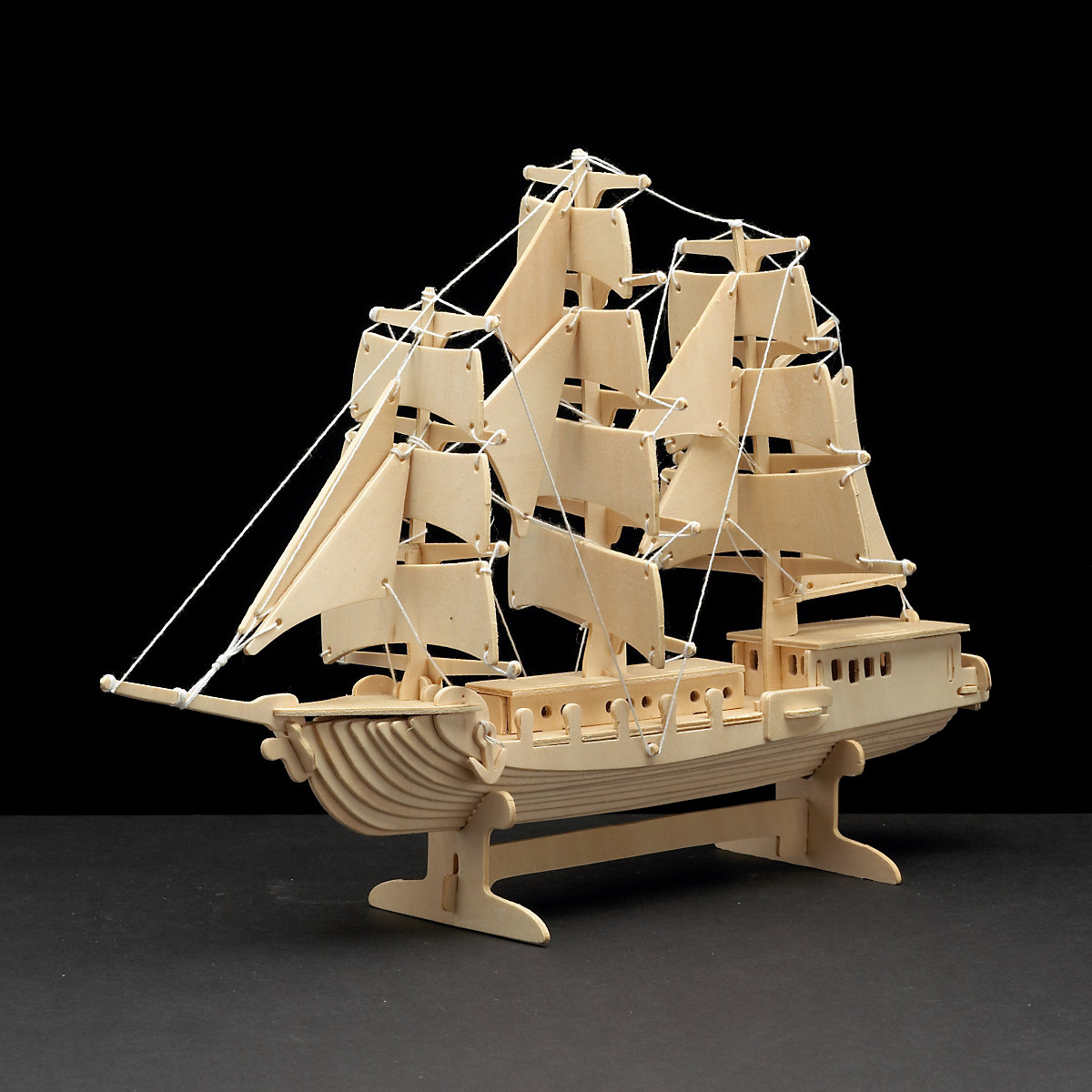 Holzbausatz Segelschiff 80 Teile