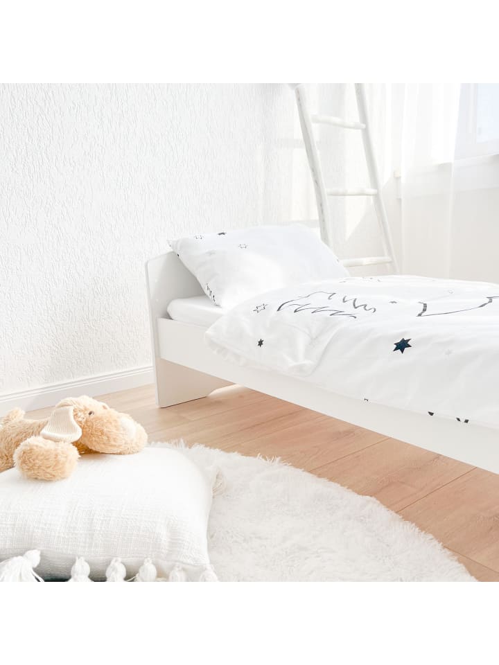 TRAUMHELDEN Baby Bettwäsche-Set Biber/Flanell 