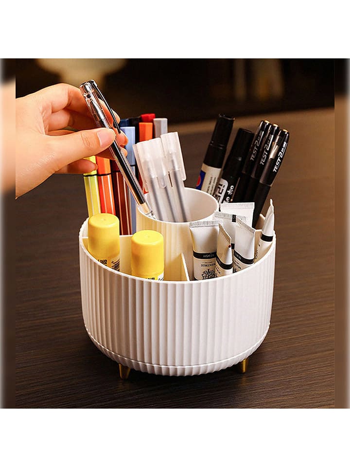 Joybos Makeup-Organizer in Weiß - (H)12,5 x Ø 15 cm günstig kaufen onesize