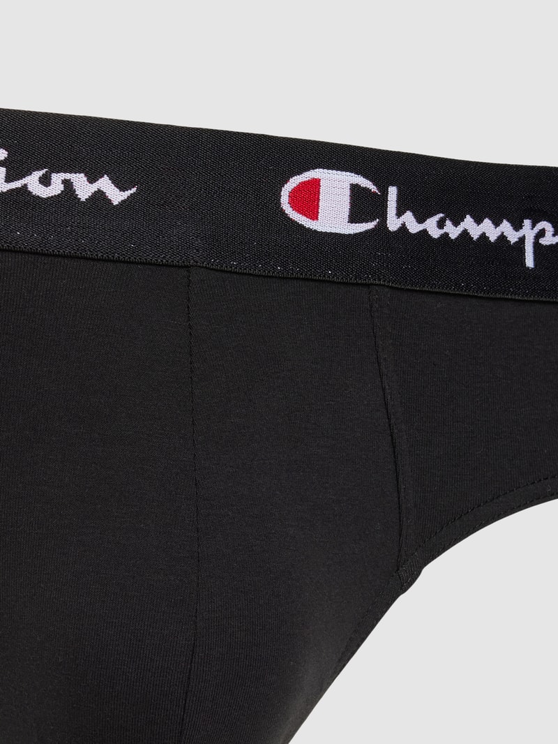 Slip mit Label-Detail im 2er-Pack in schwarz