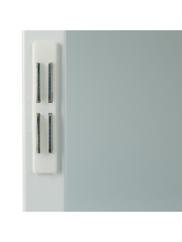 relaxdays Spiegelschrank in Weiß - (B)40,5 x (H)56 x (T)12,5 cm günstig kaufen onesize