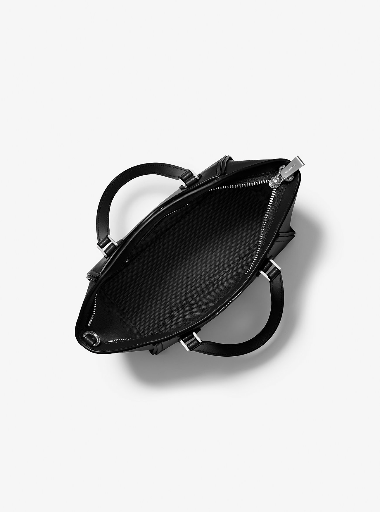 Taryn liten konvertibel crossbody-veske i skinn - SVART