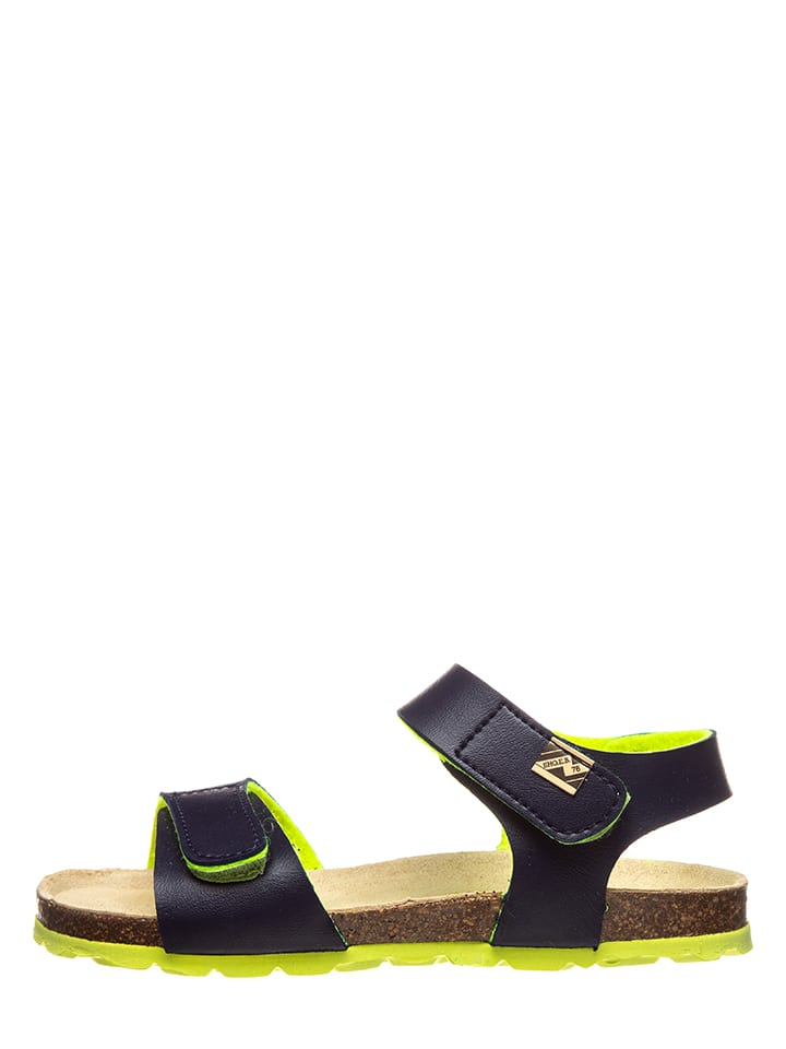 TREVIRGOLAZERO Sandalen in Dunkelblau/ Gelb günstig kaufen