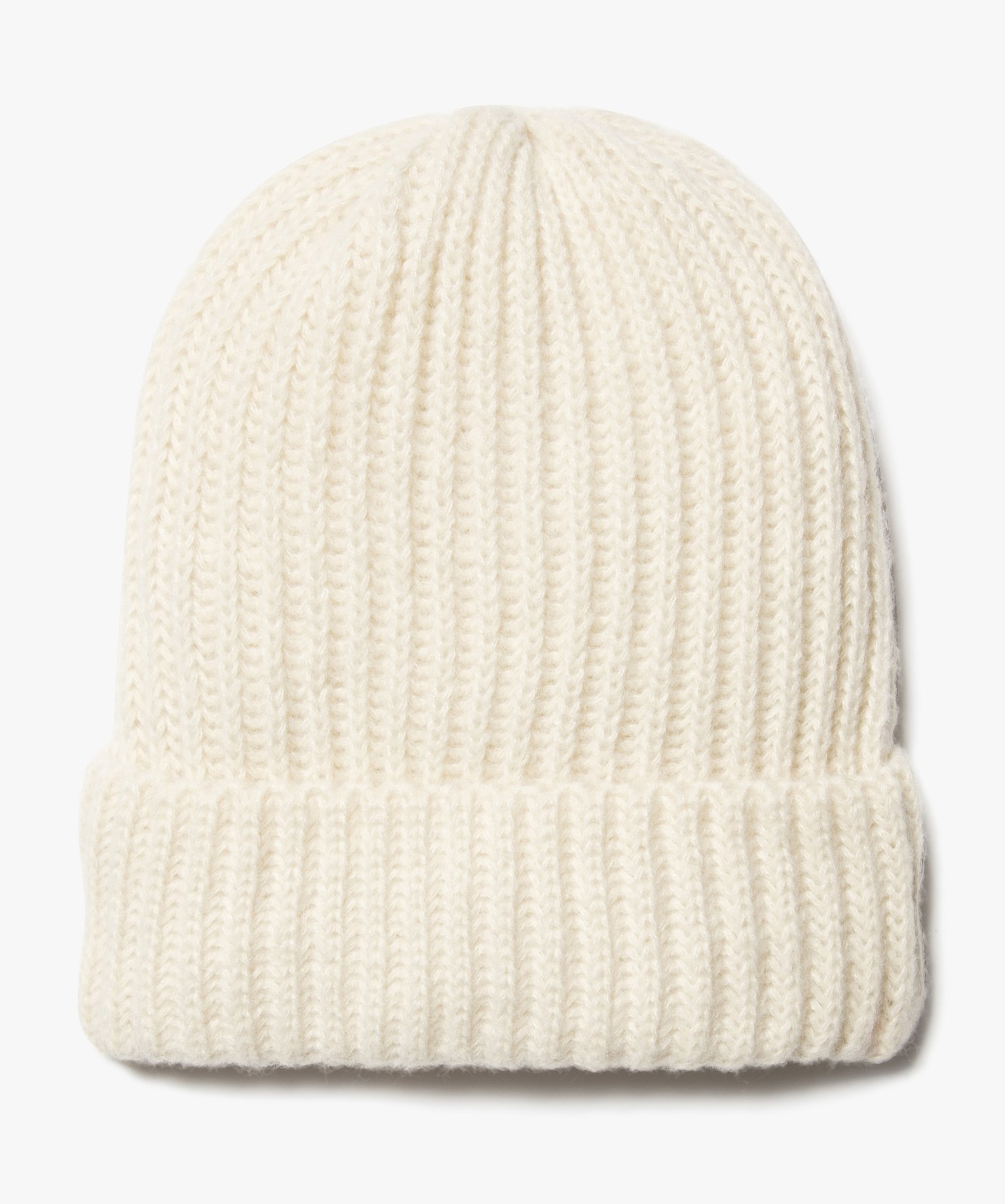Bonnet femme en polyester recyclé ecru | GEMO