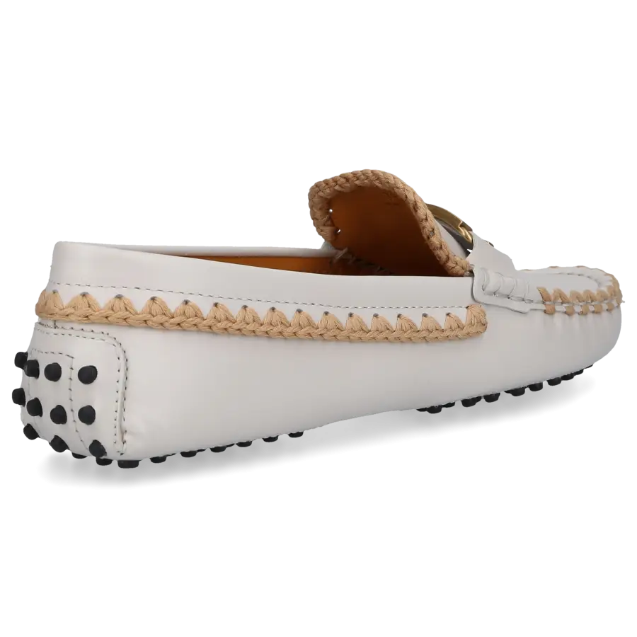 Tod's - Mokassins GOMMINO Kalbsleder - weiß
