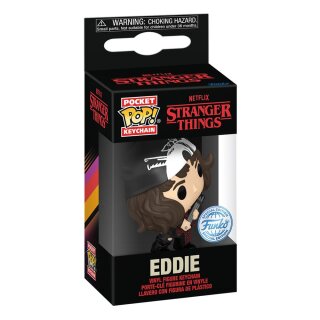 Stranger Things POP! Vinyl Schlüsselanhänger - Eddie