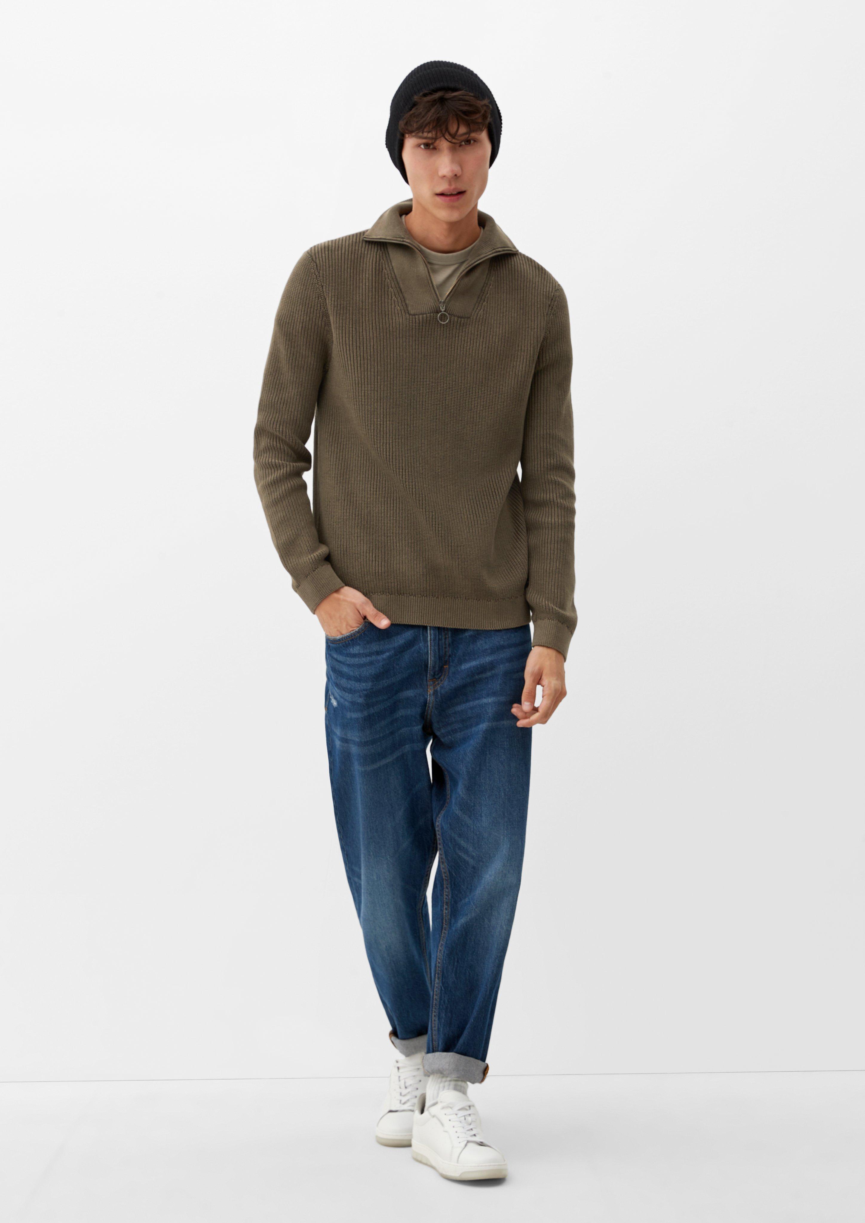 Pullover mit Troyer-Kragen  2118699-8554