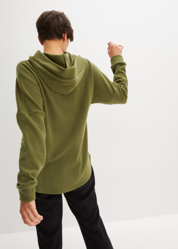 Sweatshirt in Strickoptik