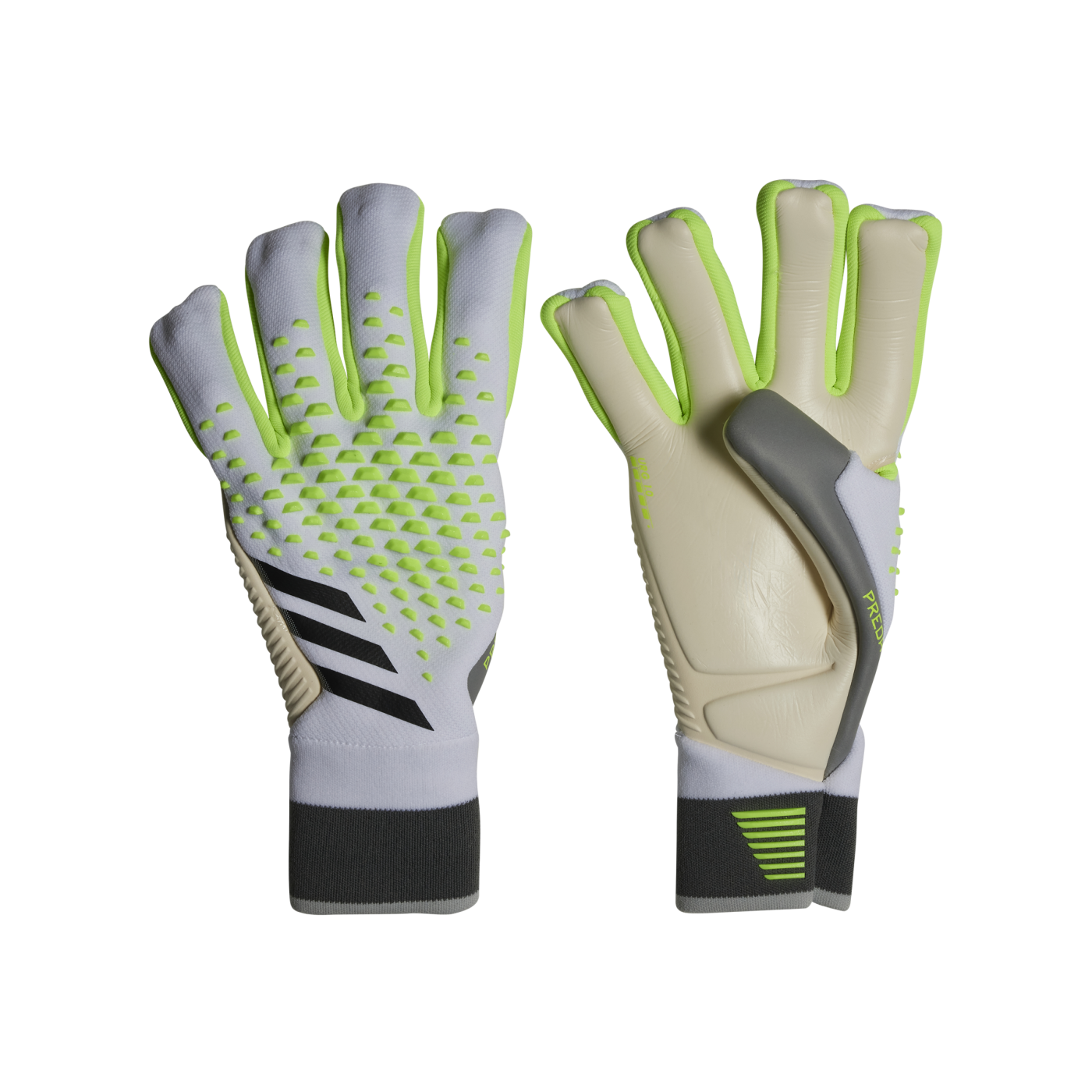 adidas Predator Pro FSP Torwarthandschuhe Weiss Gelb Schwarz