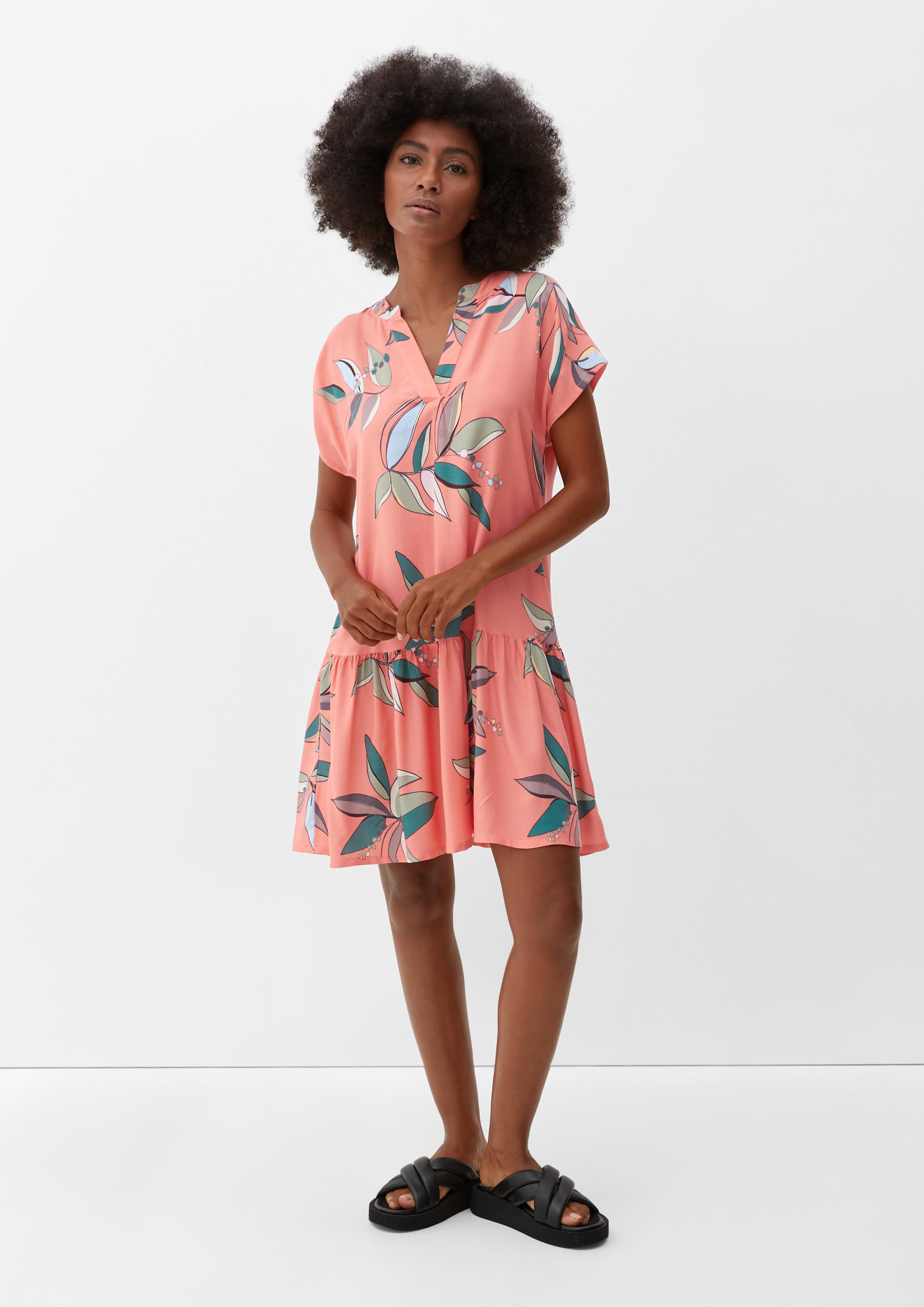 Blusenkleid mit Volants  6008464-45A1