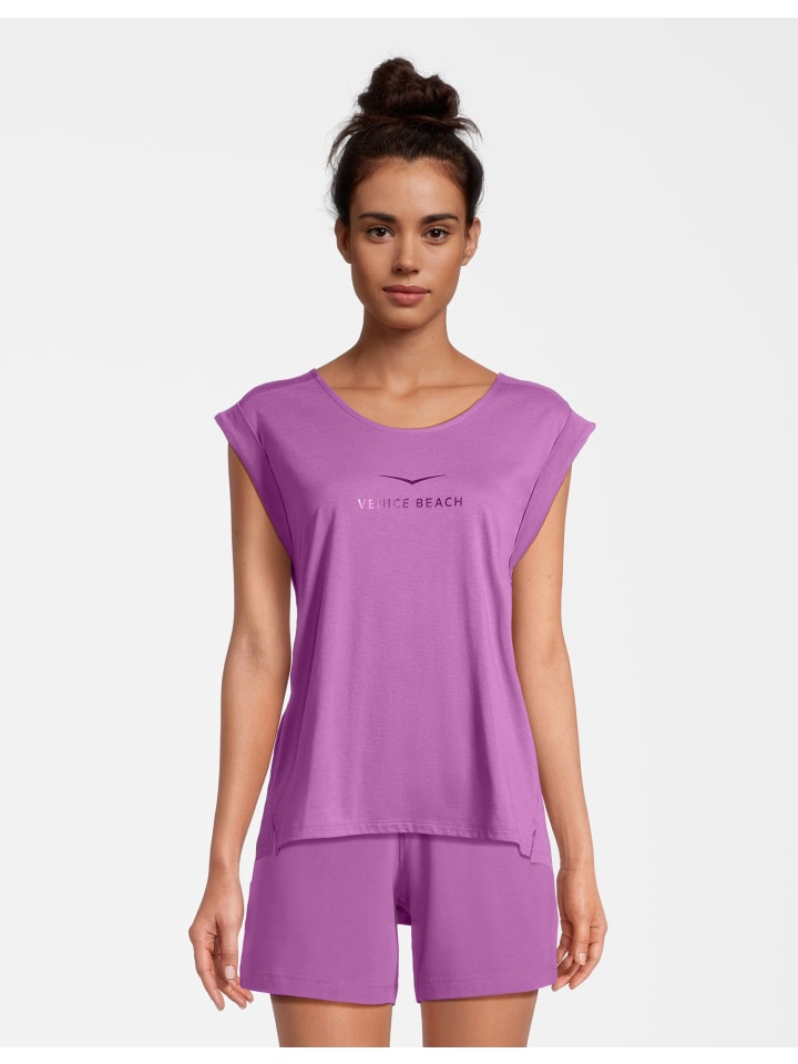 Venice Beach T-Shirt VB Arden in violet purple günstig kaufen
