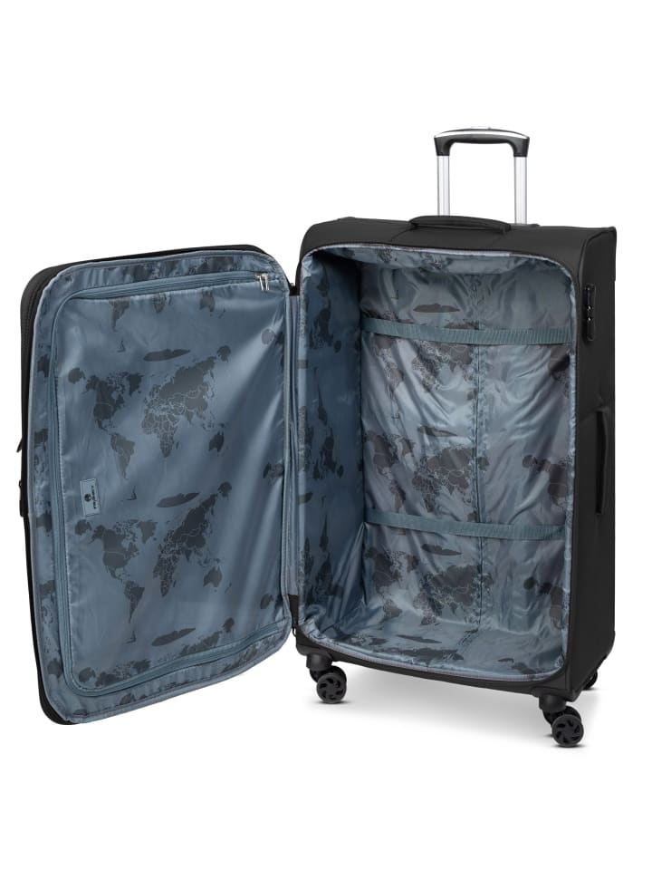 Franky Melbourne 3.0 4-Rollen Trolley 79 cm mit Dehnfalte in black2 günstig kaufen onesize