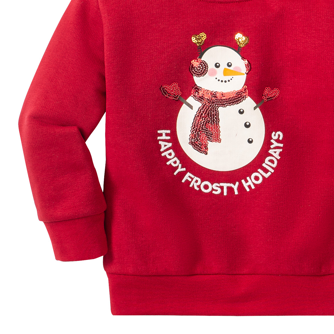 Baby Weihnachtssweatshirt mit Schneemann
