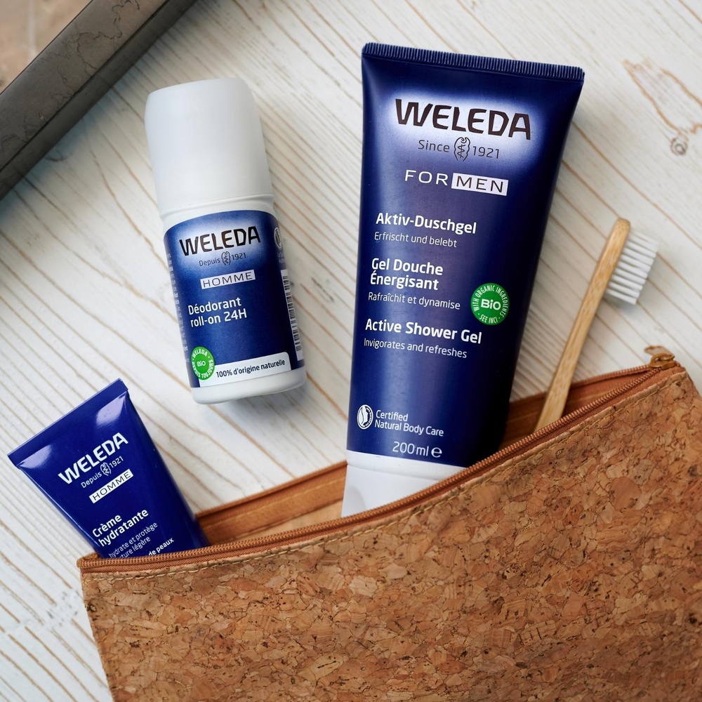 WELEDA Duo Déodorant roll-on 24H Homme - 2 x 50 ml Hygiène