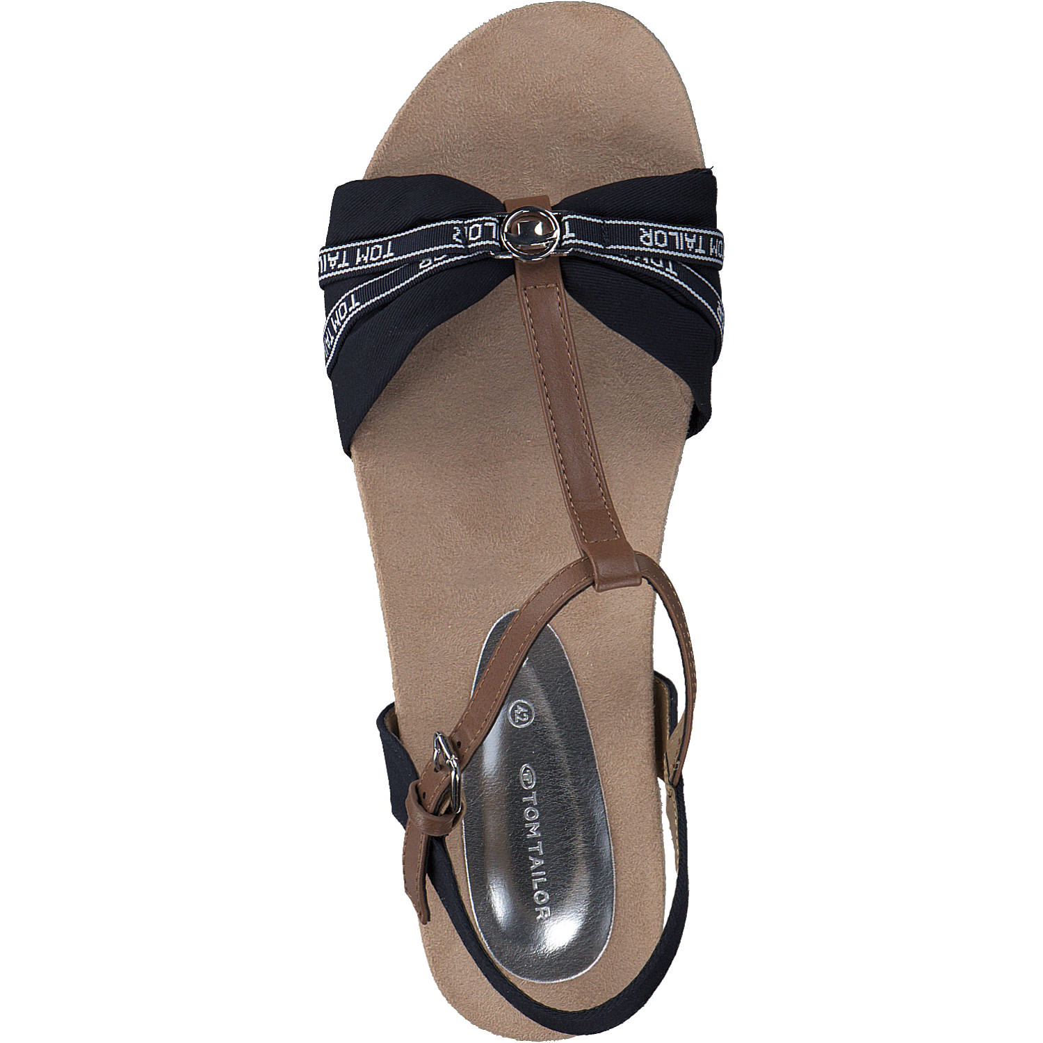 Tom Tailor 5390220008, Keilsandaletten, Damen, NAVY