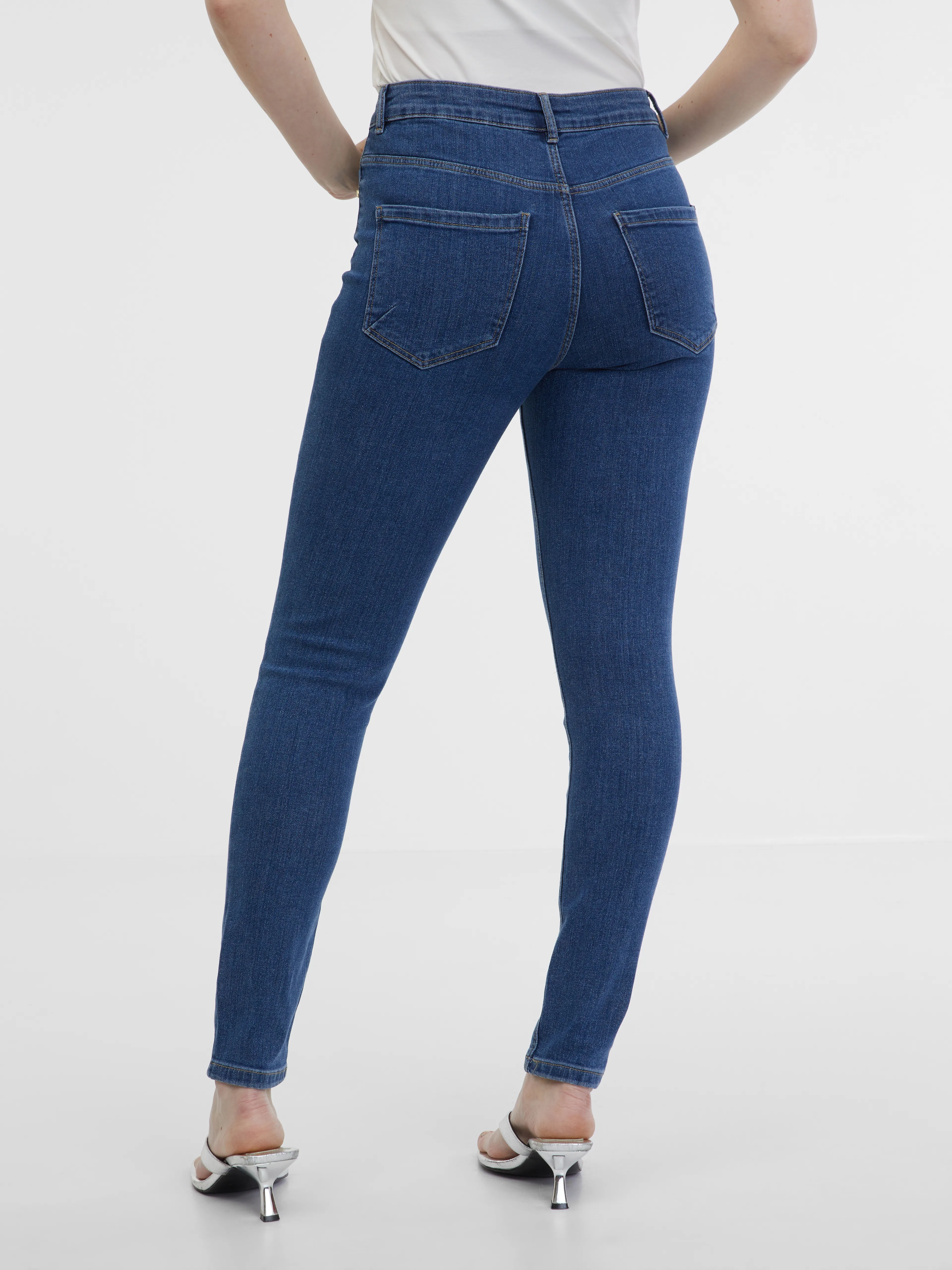 Blaue Damen Skinny Fit Jeans ORSAY