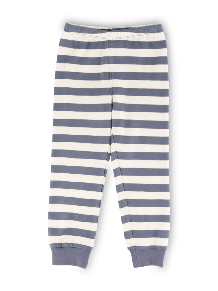 Sigikid Pyjama Kinder Schlafanzug in blau/weiß günstig kaufen