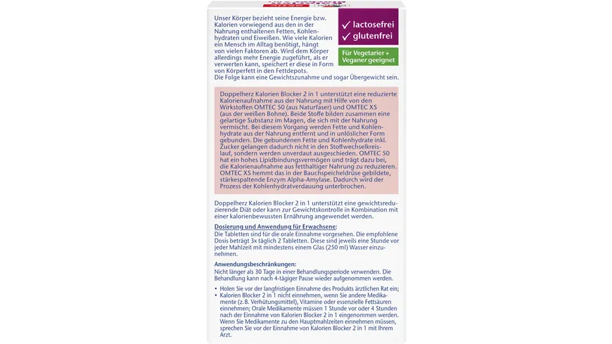 Doppelherz Kalorien Blocker 2 in 1
