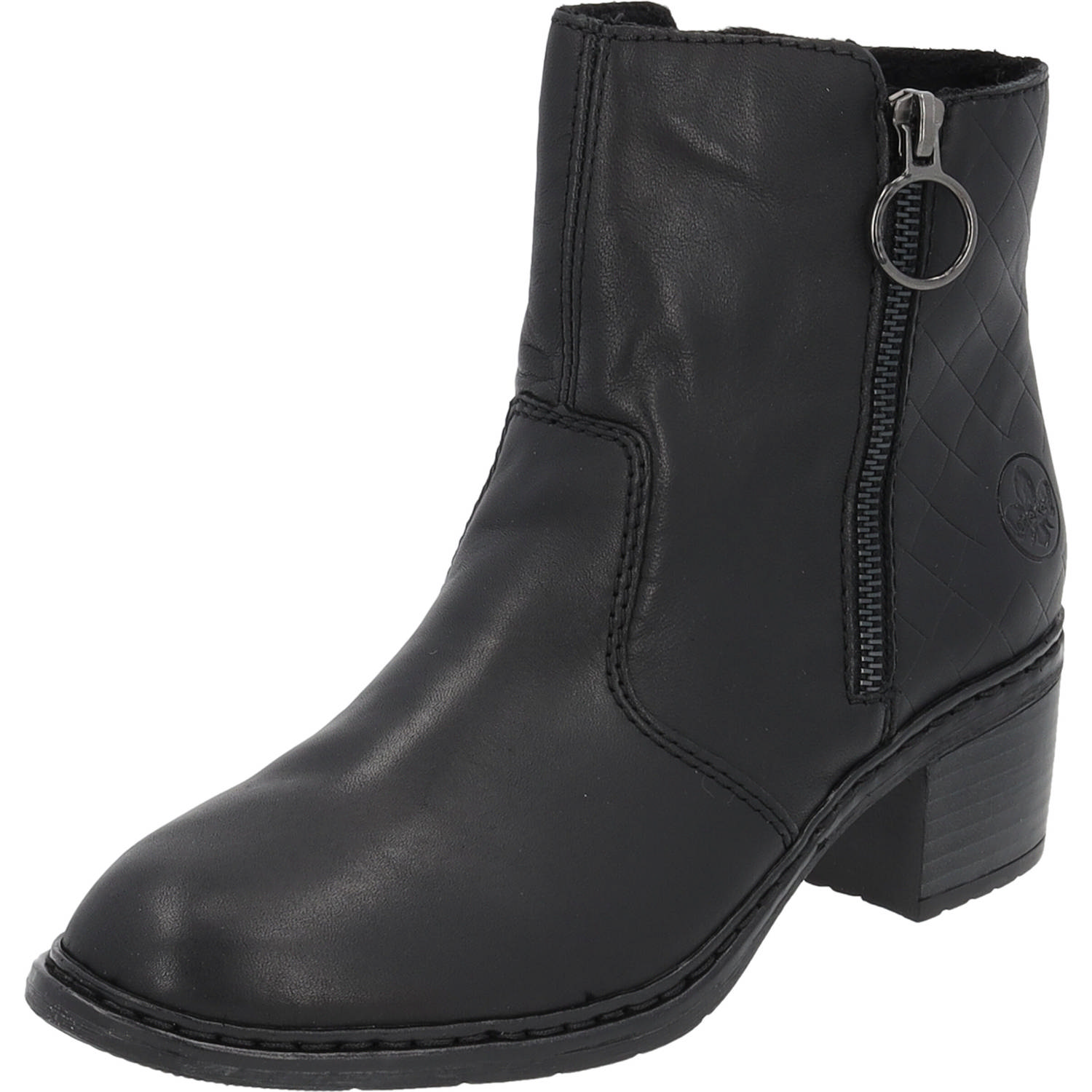 Rieker 70150, Stiefeletten, Damen, schwarz/schwarz