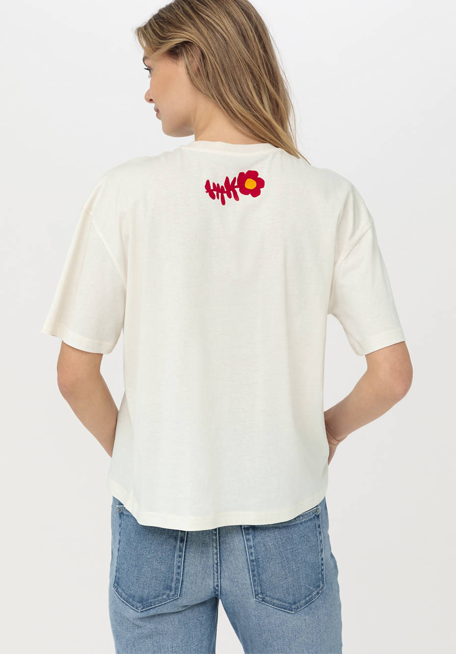 LIV LEE X HESSNATUR T-Shirt aus reiner Bio-Baumwolle