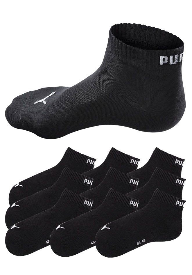 PUMA Kurzsocken (9-Paar) mit Rippbündchen