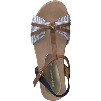 Tom Tailor Sandale in blau
