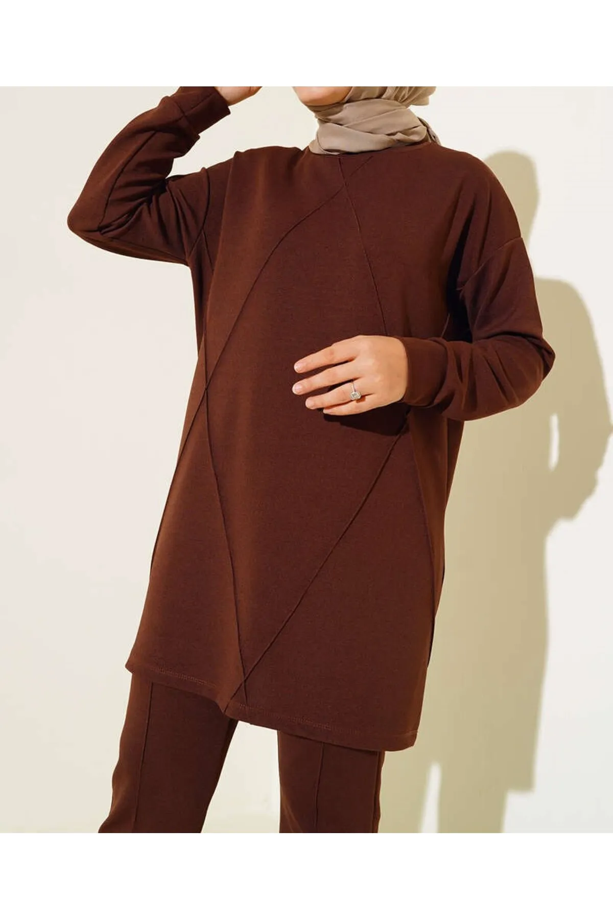 VOLT CLOTHİNG  Zweiteiler - Braun - Regular Fit