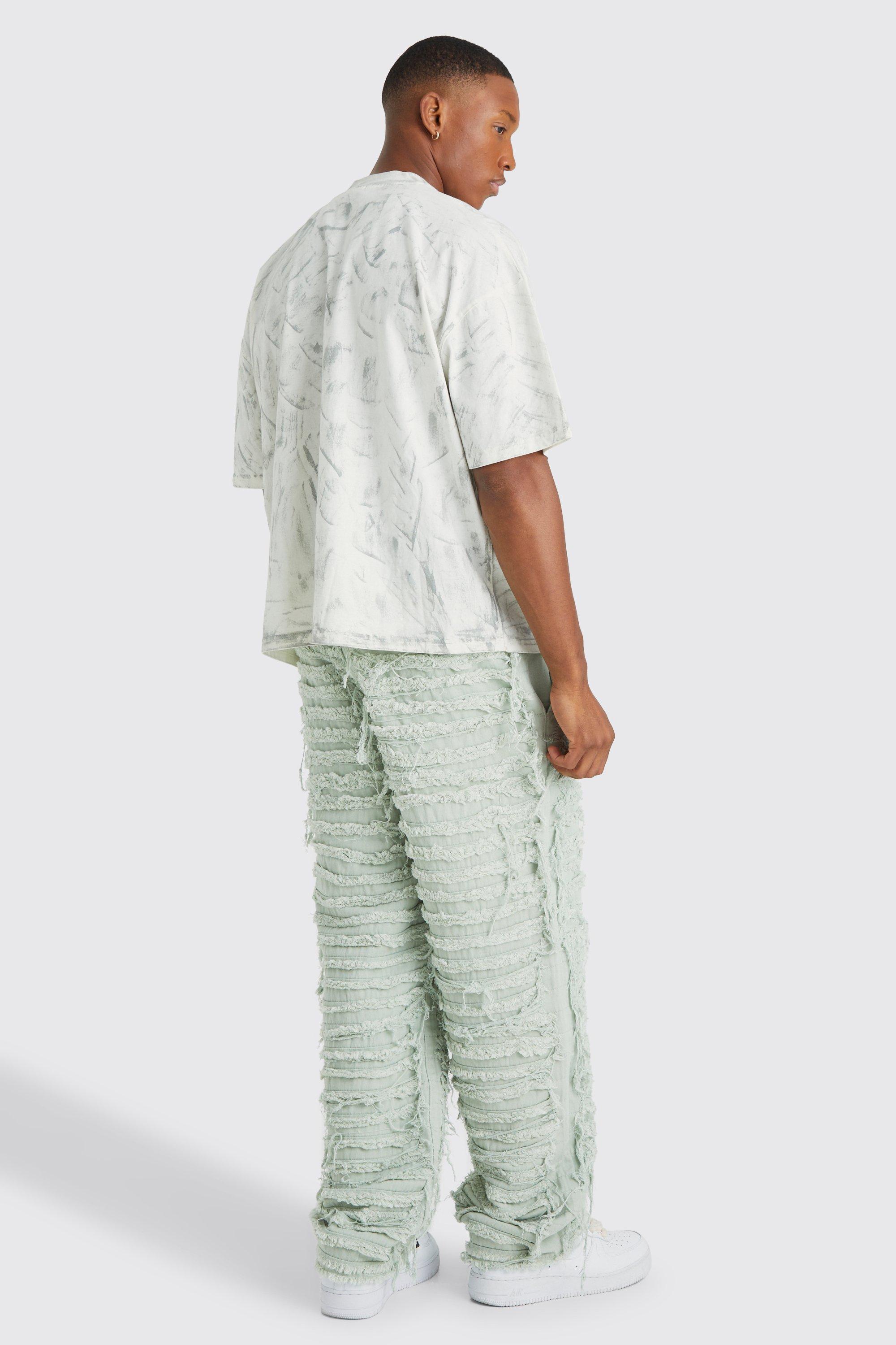 Lockere, zerrissene Hose