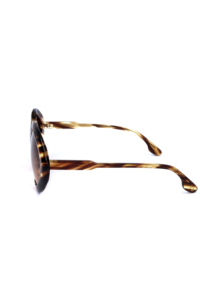 Victoria Beckham Damen-Sonnenbrille in Braun günstig kaufen 64