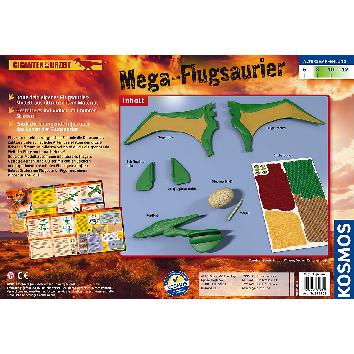 Mega Flugsaurier (mit Ausgrabungs-Ei)