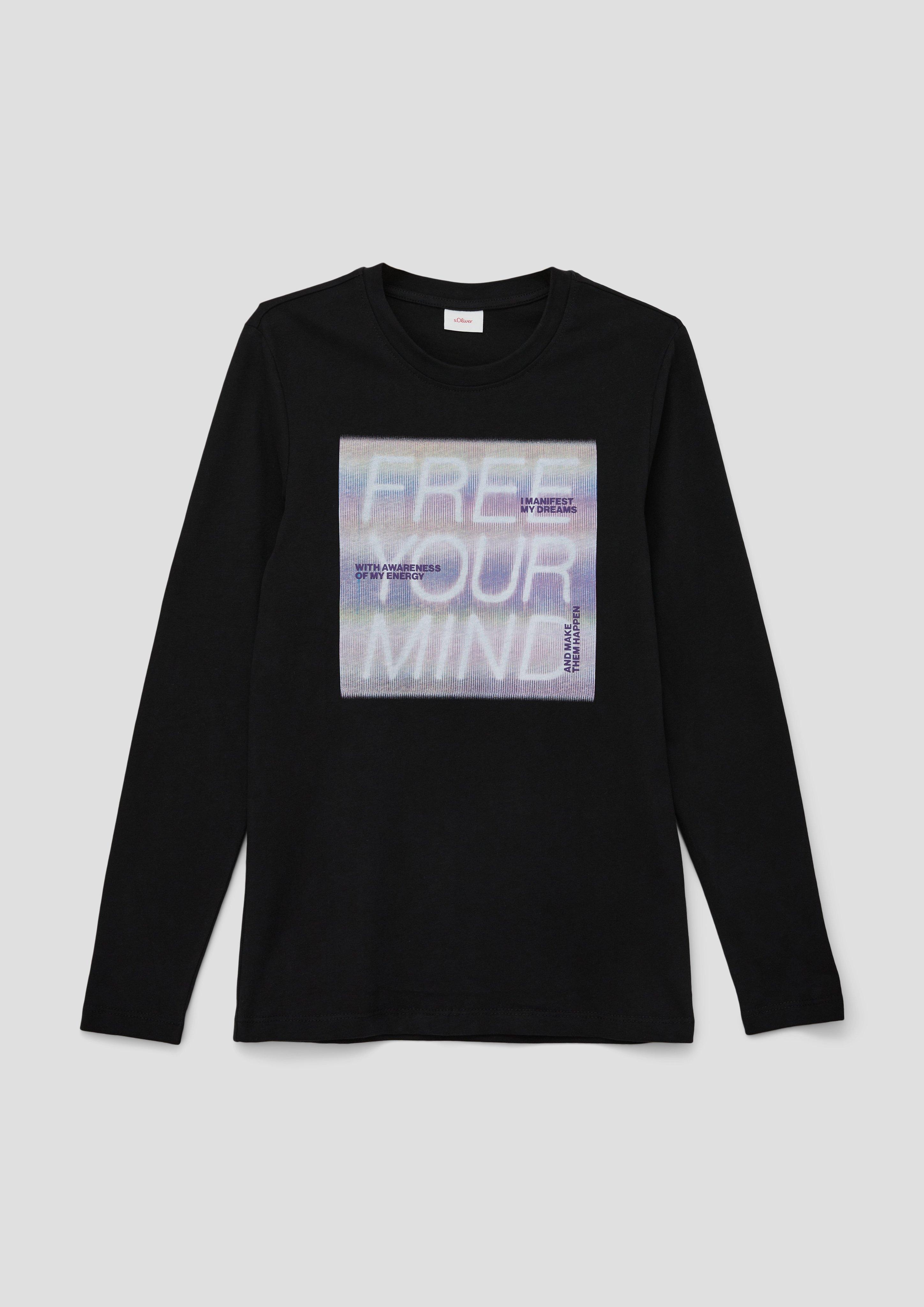 Longsleeve mit Frontprint  2133786-9999
