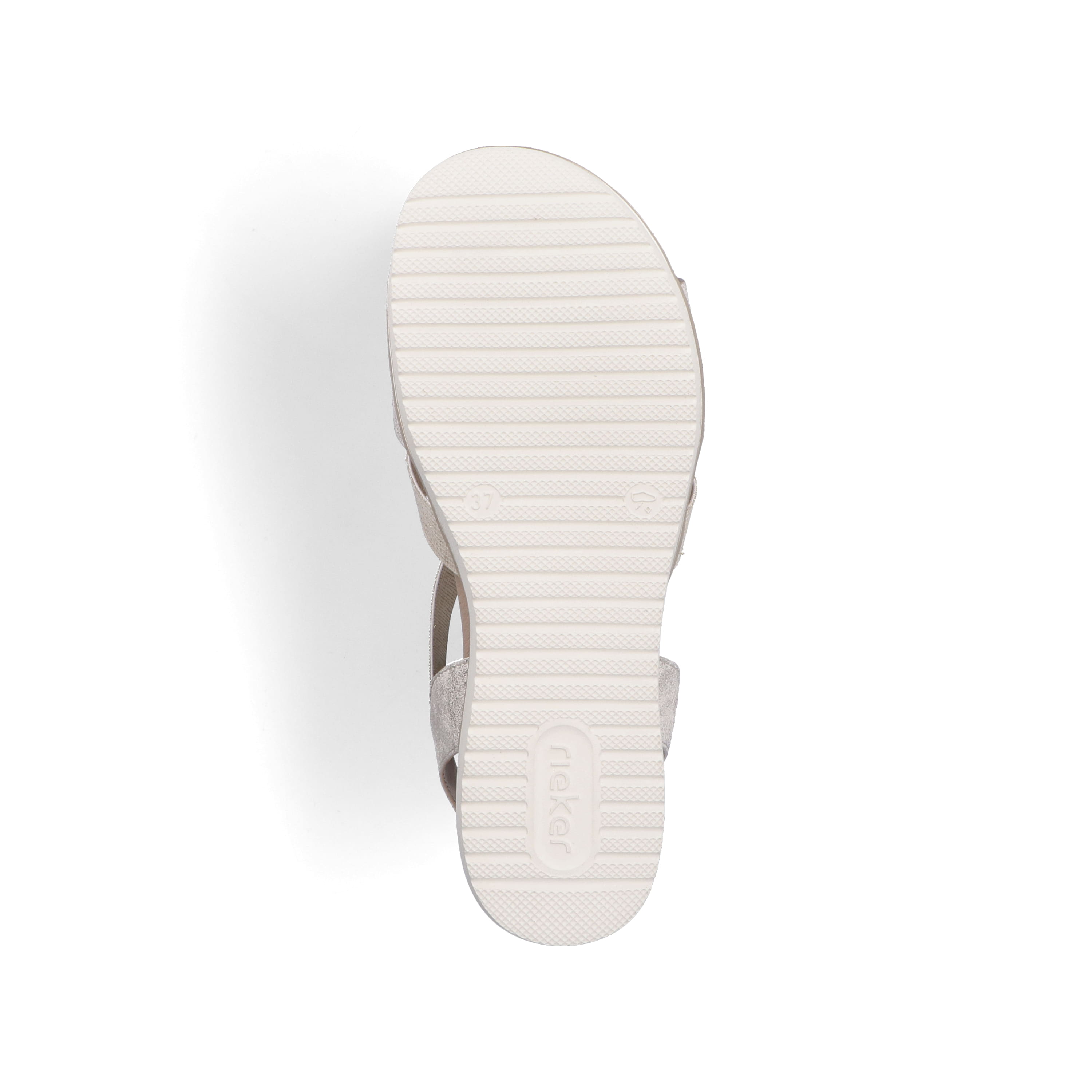 Rieker Damen Keilsandaletten hellbeige