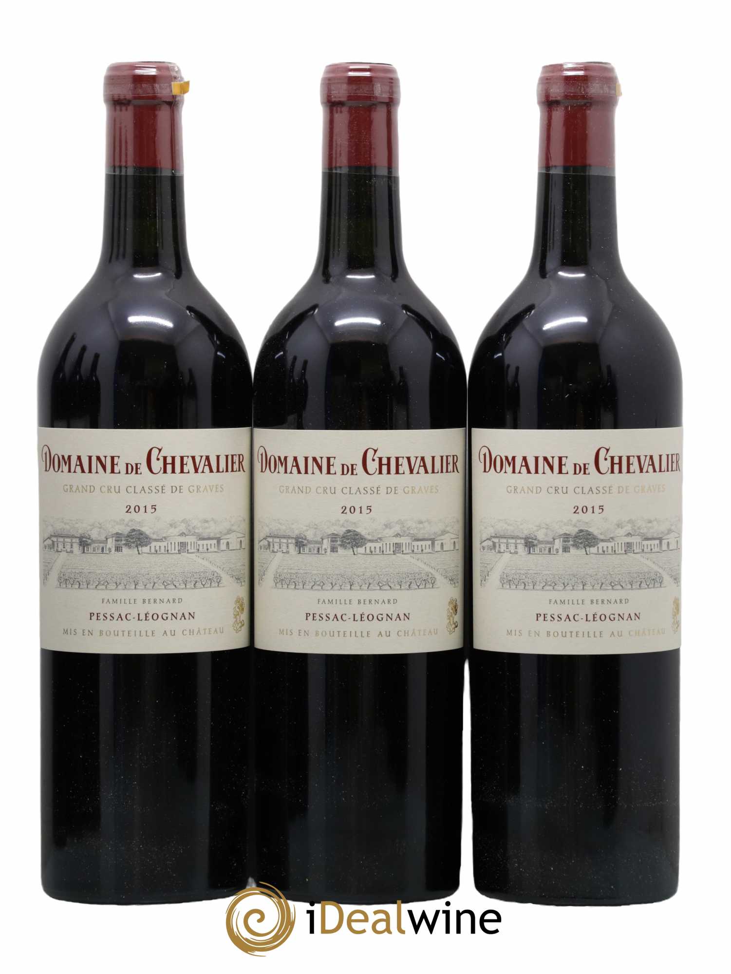 Domaine de Chevalier Cru Classé de Graves  2015 - Lot de 12 Bouteilles