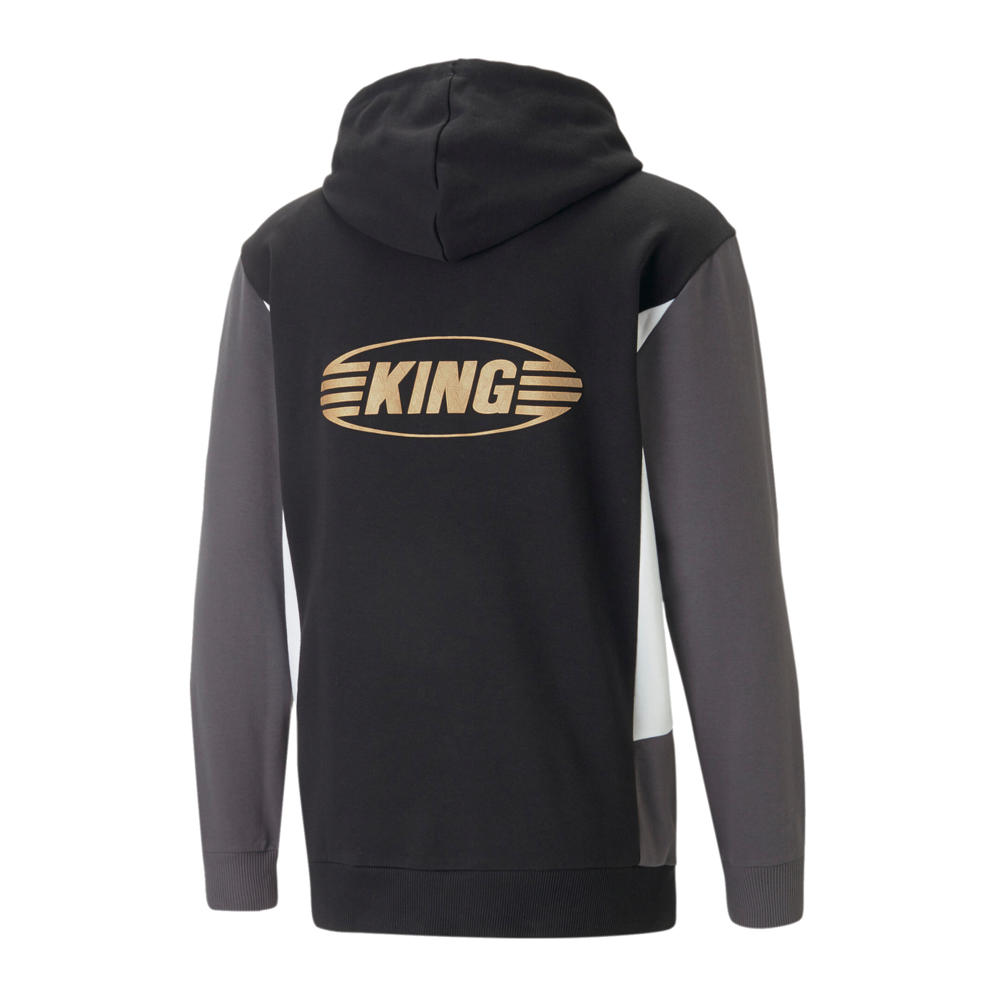 PUMA KING Top Hoody Schwarz Grau Weiss F04