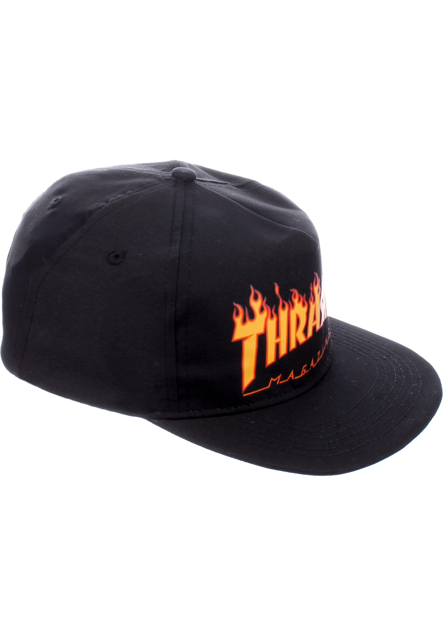 Flame Embroidered Snapback