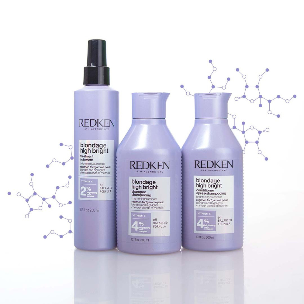 Redken Blondage High Bright Après-shampooing éclat pour cheveux blonds