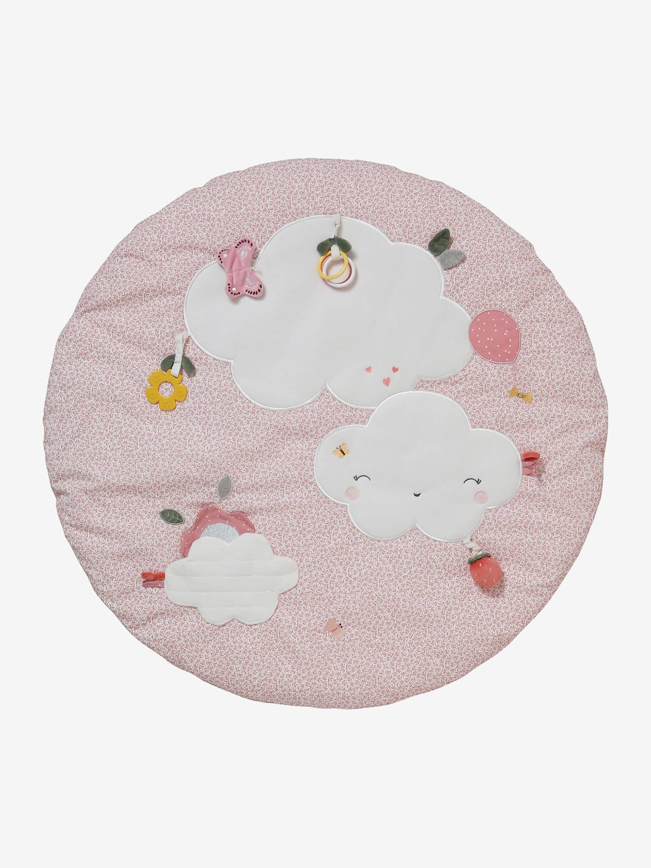 Tapis d'éveil VOYAGE AU PAYS ROSE rose