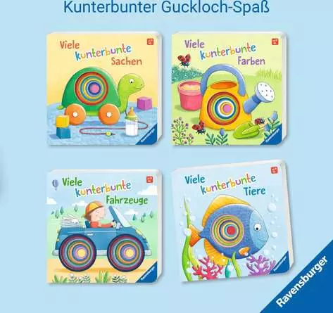 Viele kunterbunte Tiere