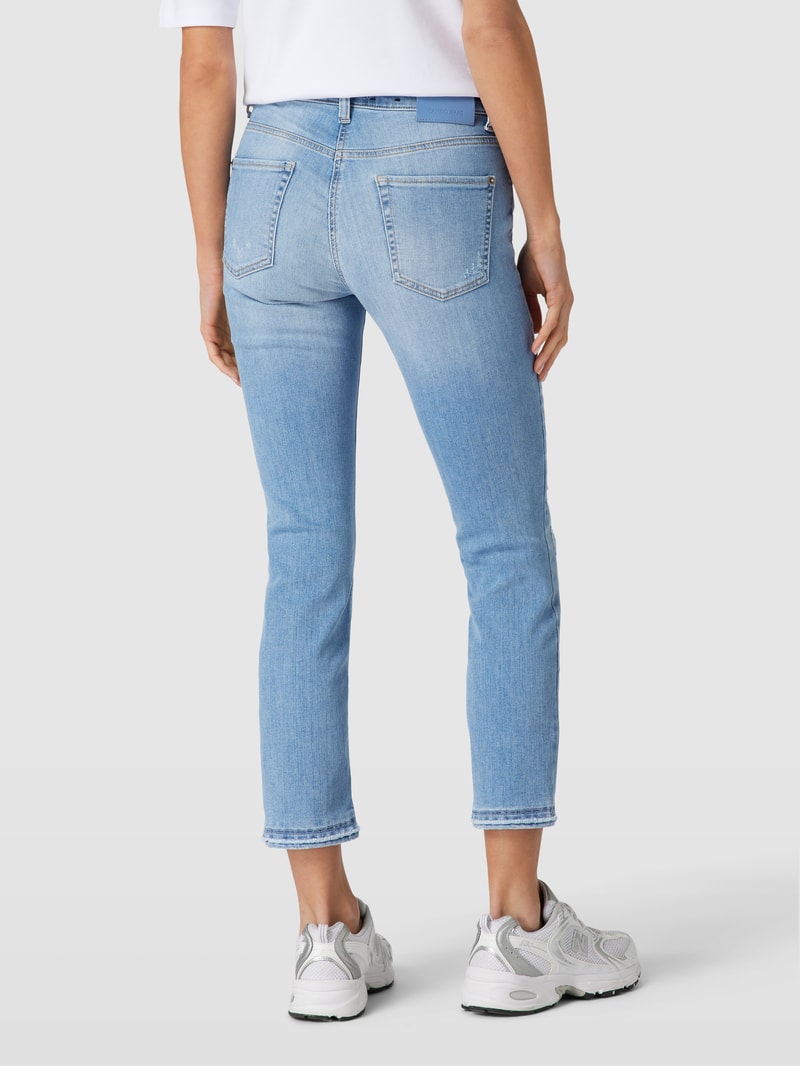 Skinny Fit Jeans im Destroyed-Look Modell 'PARIS' in blau