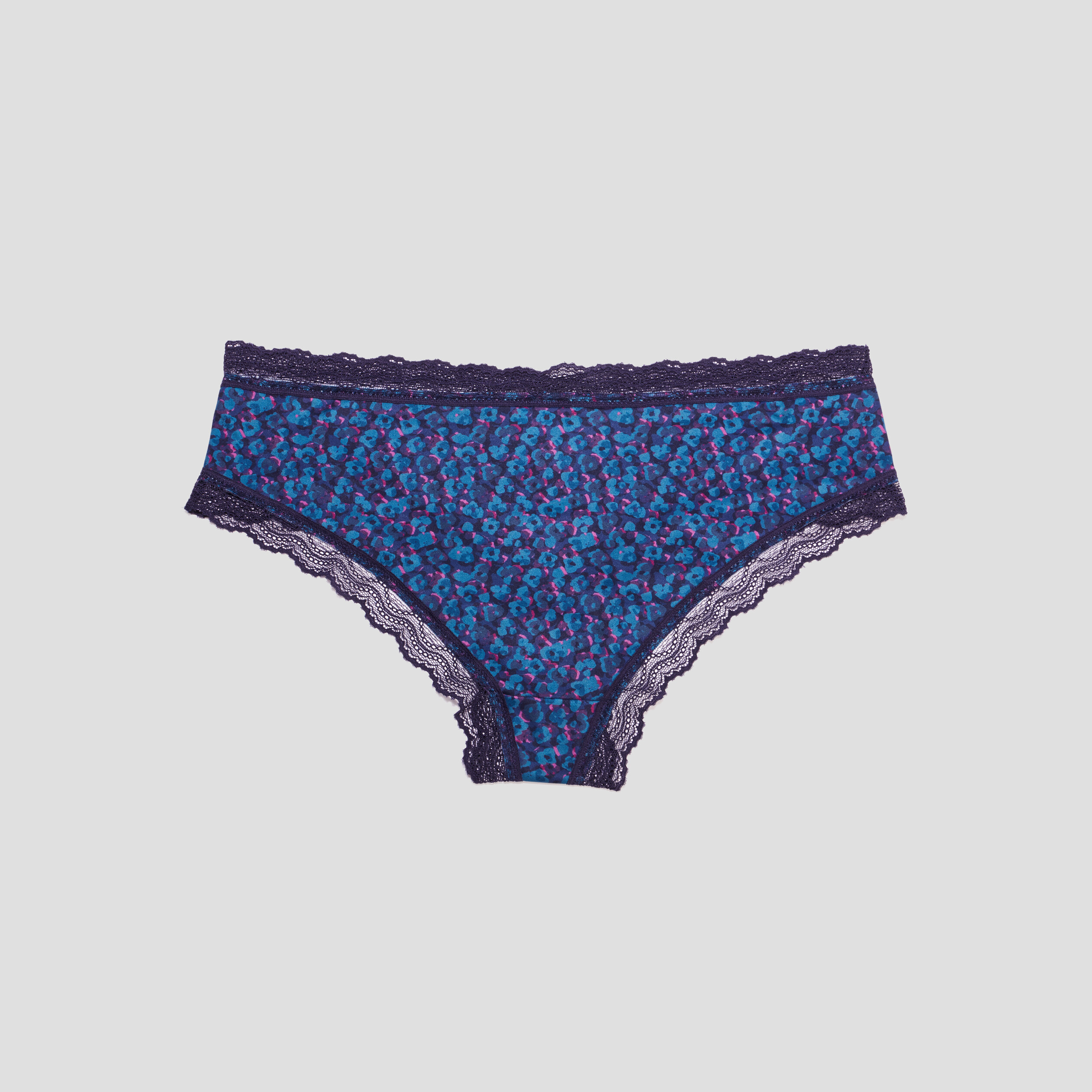 Lot 2 shortys microfibre bleu femme | La Halle