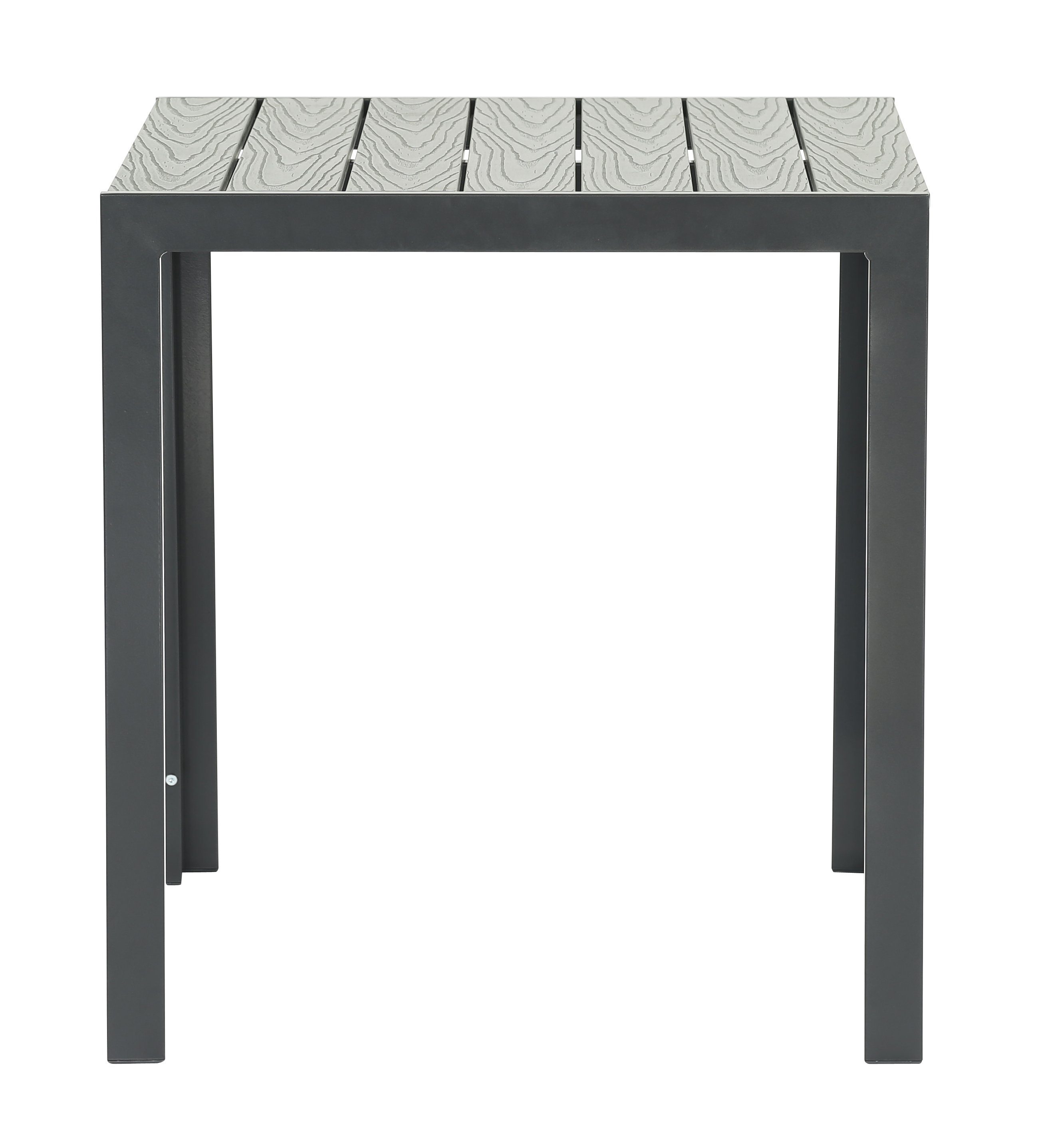 Pure Home & Garden Gartentisch FIRE SQUARE Nonwood Aluminium 70x70cm anthrazit
