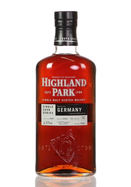 Highland Park Bottled for Germany 0,7 l·58,1 % vol