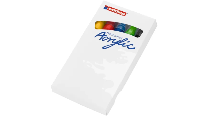 edding Acrylmarker 5100 5er-Set medium basic basic