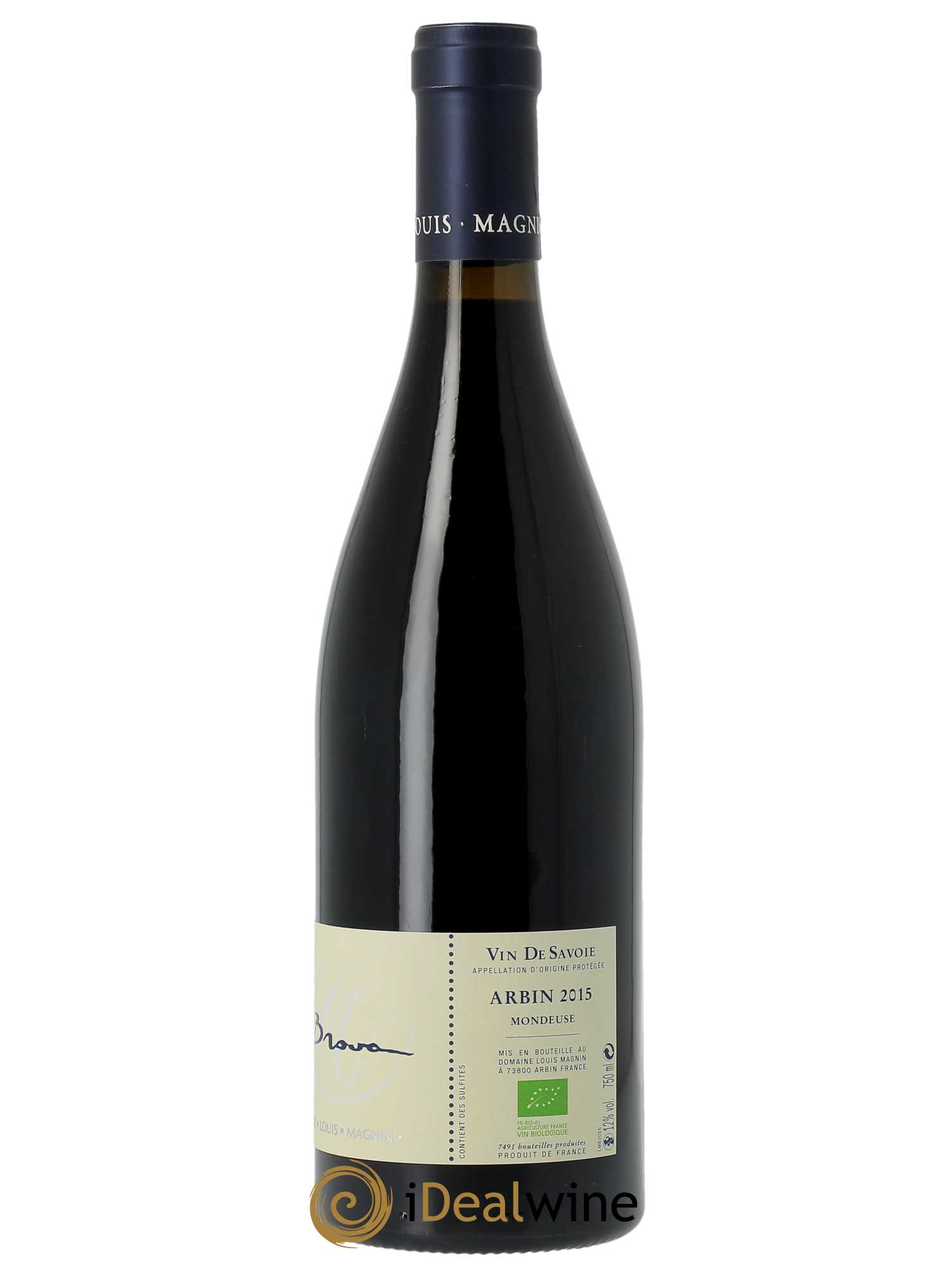 Vin de Savoie Arbin La Brova Louis Magnin  2015 - Lot de 1 Bouteille