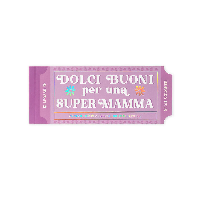 Blok s 24 kupónmi pre mamu - taliansky
