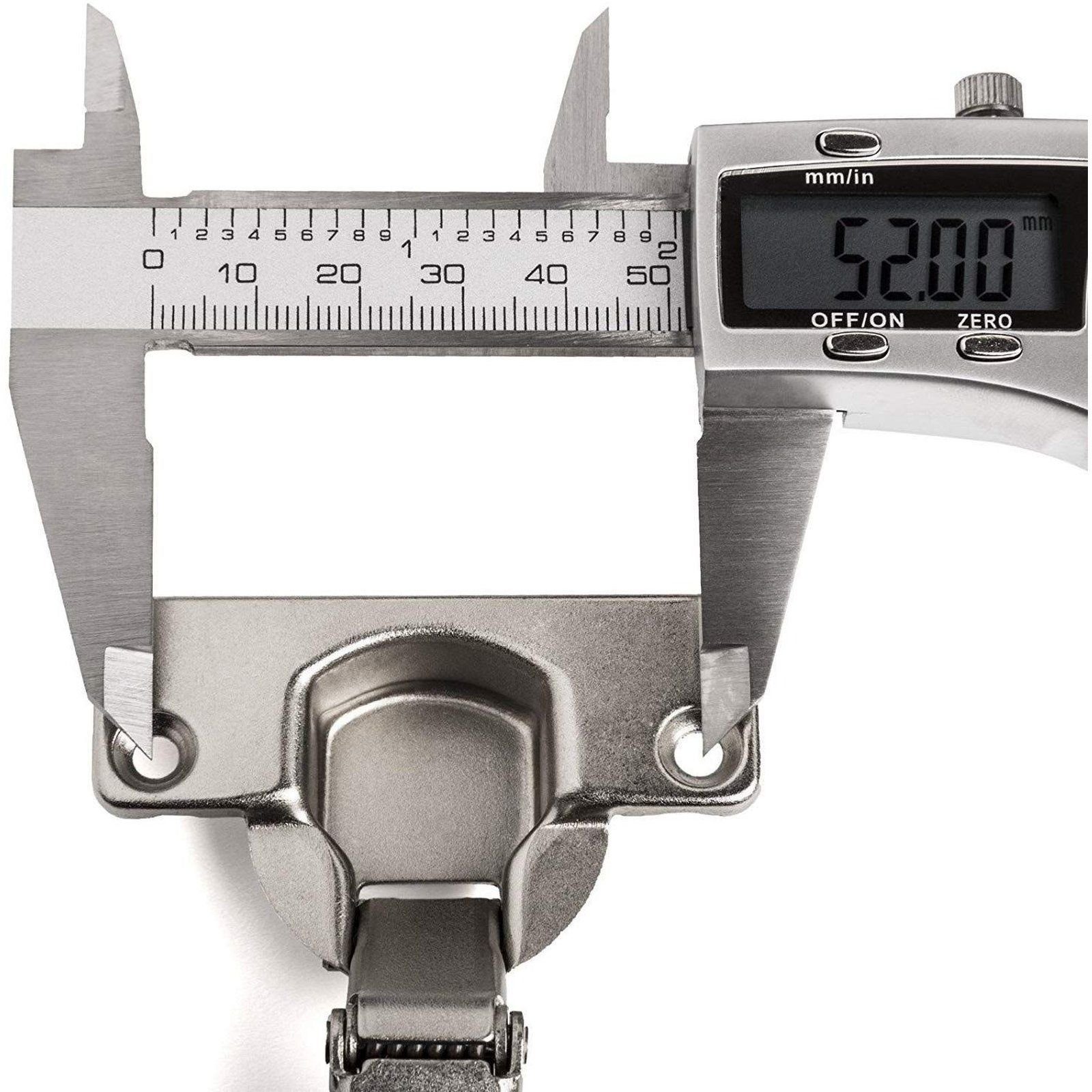 SO-TECH® Möbelbeschlag Weitwinkelscharniere T52 Weitwinkel-Topfband mit Soft-Close (2 St), Eckanschlag 165° Topfscharnier inkl. Montageplatte