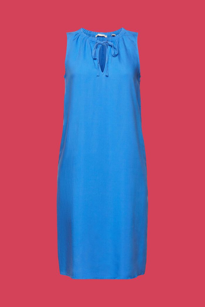 Ärmelloses Kleid mit elastischem Kragen