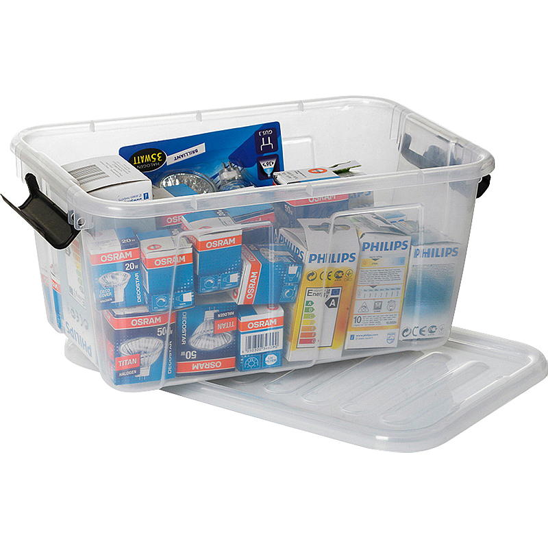 Home Oppbevaringsboks Home box m/lokk 8 liter L34,5 x B22,5 x H15,8 cm