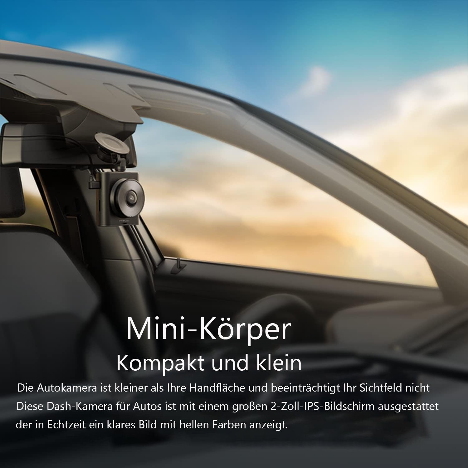 COOAU 1920 x 1080P Nachtsicht Track Dual Dashcam mit 2