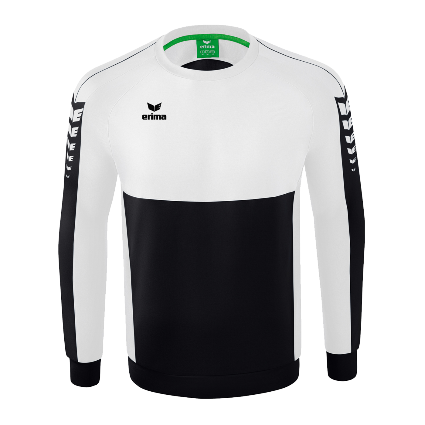 Erima Six Wings Sweatshirt Kids Schwarz Weiss